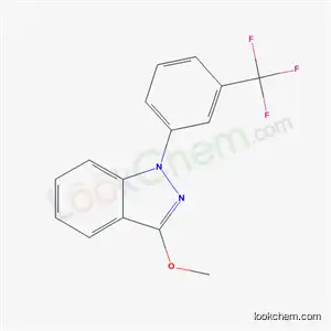 3-メトキシ-1-[3-(トリフルオロメチル)フェニル]-1H-インダゾール