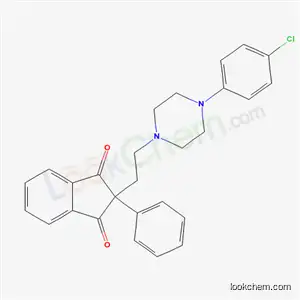 Molecular Structure of 21569-29-9 (2-[2-[4-(p-Chlorophenyl)-1-piperazinyl]ethyl]-2-phenyl-1,3-indanedione)