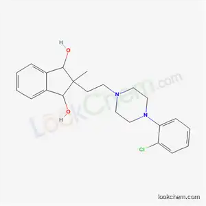 2-[2-[4-(o-クロロフェニル)-1-ピペラジニル]エチル]-2-メチル-1,3-インダンジオール