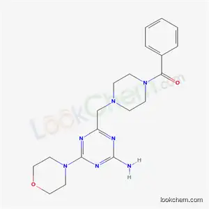 (4-{[4-amino-6-(morpholin-4-yl)-1,3,5-triazin-2-yl]methyl}piperazin-1-yl)(phenyl)methanone