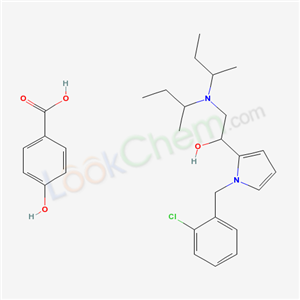 4-hydroxybenzoic acid - 1-[1-(2-chlorobenzyl)-1H-pyrrol-2-yl]-2-(dibutan-2-ylamino)ethanol (1:1)