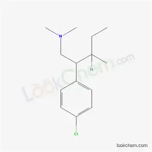 Molecular Structure of 33132-71-7 (4-Chloro-β-(1-methylpropyl)-N,N-dimethylbenzeneethanamine)