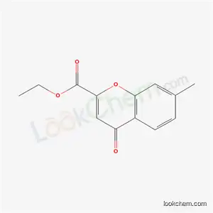Molecular Structure of 33543-95-2 (ethyl 7-methyl-4-oxo-4H-chromene-2-carboxylate)