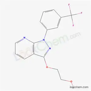 2-[[1-(α,α,α-Trifluoro-m-tolyl)-1H-pyrazolo[3,4-b]pyridin-3-yl]oxy]ethanol