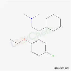 Molecular Structure of 35366-24-6 (5-Chloro-β-cyclohexyl-2-ethoxy-N,N-dimethylbenzeneethanamine)
