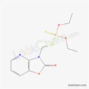 Molecular Structure of 35570-65-1 (O,O-diethyl S-[(2-oxo[1,3]oxazolo[4,5-b]pyridin-3(2H)-yl)methyl] phosphorodithioate)