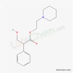 Molecular Structure of 36066-49-6 (α-(Hydroxymethyl)-α-phenylacetic acid 2-(1-piperidinyl)ethyl ester)