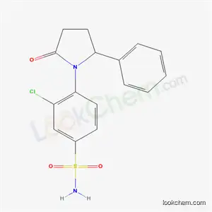 3-Chloro-4-(2-oxo-5-phenyl-1-pyrrolidinyl)benzenesulfonamide