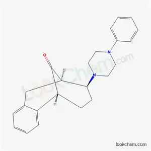 Molecular Structure of 36535-93-0 ((5R,8S,9R)-8-(4-phenylpiperazin-1-yl)-5,6,7,8,9,10-hexahydro-5,9-methanobenzo[8]annulen-11-one)