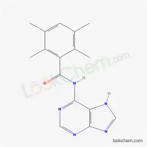 Molecular Structure of 36855-75-1 (2,3,5,6-tetramethyl-N-(7H-purin-6-yl)benzamide)