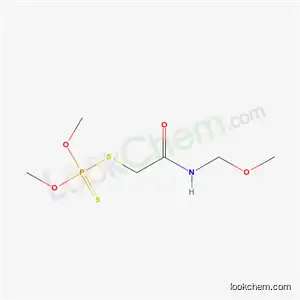 Molecular Structure of 37032-15-8 (2-dimethoxyphosphinothioylsulfanyl-N-(methoxymethyl)acetamide)