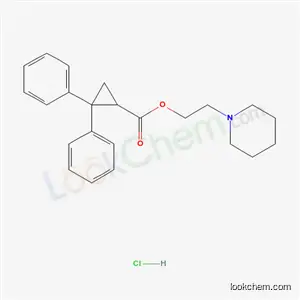 시클로프로판카르복실산, 2,2-디페닐-, 2-(1-피페리디닐)에틸에스테르, 염산염
