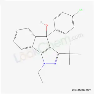 3-tert-butyl-4-(4-chlorophenyl)-1-ethyl-1,4-dihydroindeno[1,2-c]pyrazol-4-ol