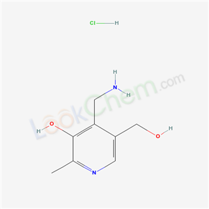 3-Pyridinemethanol, 4-(aminomethyl)-5-hydroxy-6-methyl-, monohydrochloride