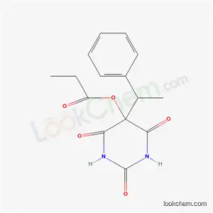 5-(1-페닐에틸)-5-프로피오닐옥시바르비투르산