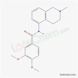 3,4-디메톡시-N-(1,2,3,4-테트라히드로-2-메틸이소퀴놀린-5-일)벤즈아미드