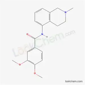 3,4-디메톡시-N-(1,2,3,4-테트라히드로-2-메틸이소퀴놀린-5-일)벤즈아미드