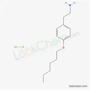 Molecular Structure of 37563-56-7 (2-[4-(hexyloxy)phenyl]ethanamine hydrochloride (1:1))