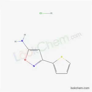 3-티오펜-2-일옥사졸-5-아민 염산염