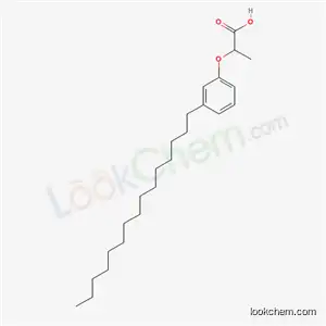 Molecular Structure of 37921-69-0 (2-(3-pentadecylphenoxy)propanoic acid)