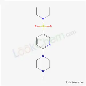 3-피리딘설폰아미드, N,N-디에틸-6-(4-메틸-1-피페라지닐)-