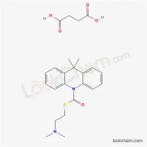 10(9H)-Acridinecarbothioic acid, 9,9-dimethyl-, S-(2-(dimethylamino)et hyl) ester, butanedioate (1:1)