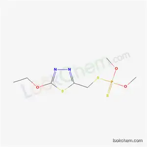 Molecular Structure of 38090-85-6 (S-[(5-ethoxy-1,3,4-thiadiazol-2-yl)methyl] O,O-dimethyl phosphorodithioate)