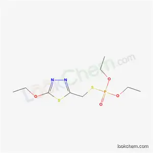 Molecular Structure of 38090-88-9 (2-(diethoxyphosphorylsulfanylmethyl)-5-ethoxy-1,3,4-thiadiazole)