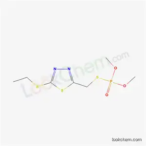 2-(dimethoxyphosphorylsulfanylmethyl)-5-ethylsulfanyl-1,3,4-thiadiazol e