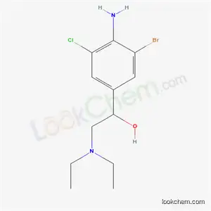 Molecular Structure of 38338-96-4 (1-(4-amino-3-bromo-5-chlorophenyl)-2-(diethylamino)ethanol)
