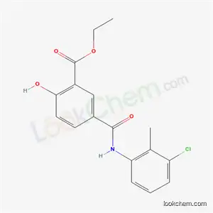 ethyl 5-[(3-chloro-2-methyl-phenyl)carbamoyl]-2-hydroxy-benzoate