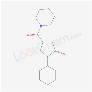 1-Cyclohexyl-4-(piperidinocarbonyl)pyrrolidin-2-one