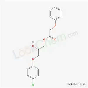 Molecular Structure of 39719-57-8 (3-(4-chlorophenoxy)-2-hydroxypropyl phenoxyacetate)