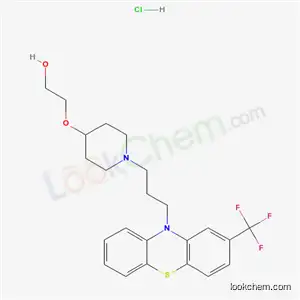 Ethanol, 2-((1-(3-(2-(trifluoromethyl)-10H-phenothiazin-10-yl)propyl)-4-piperidinyl)oxy)-, monohydrochloride