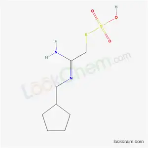 Thiosulfuric acid hydrogen S-[2-[(cyclopentylmethyl)amino]-2-iminoethyl] ester