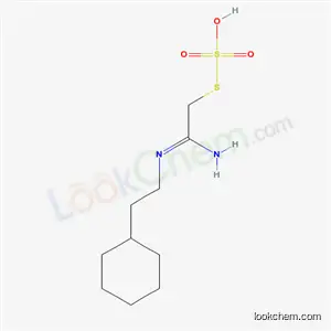티오 황산 수소 S- [2-[(2- 시클로 헥실 에틸) 아미노] -2- 이미 노 에틸] 에스테르