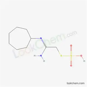 Molecular Structure of 40283-60-1 (Thiosulfuric acid hydrogen S-[2-(cycloheptylamino)-2-iminoethyl] ester)