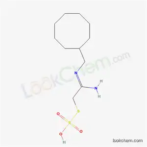Thiosulfuric acid hydrogen S-[2-[(cyclooctylmethyl)amino]-2-iminoethyl] ester
