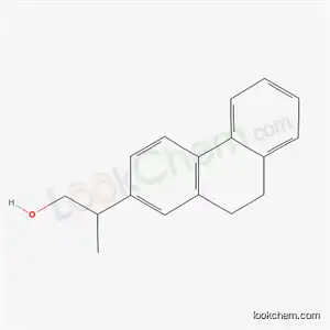 Molecular Structure of 40452-18-4 (9,10-Dihydro-β-methyl-2-phenanthreneethanol)