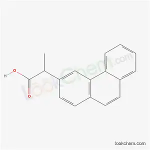 Molecular Structure of 40453-15-4 (α-Methyl-3-phenanthreneacetic acid)