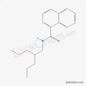 Molecular Structure of 40755-33-7 (N-(2-propylpentyl)naphthalene-1-carboxamide)