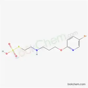 2-[3-(5-ブロモ-2-ピリジルオキシ)プロピル]アミノエタンチオールスルファート