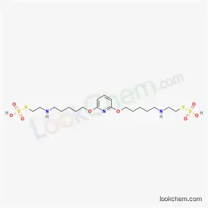 Molecular Structure of 41287-20-1 (2,2'-[2,6-Pyridinediylbis(oxy-5,1-pentanediylimino)]bis(ethanethiol)bissulfate)