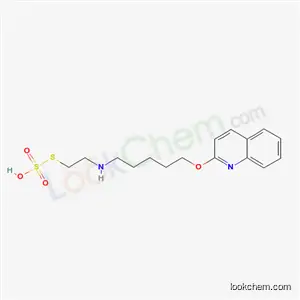 티오황산 수소 S-[2-[[5-(2-퀴놀리닐옥시)펜틸]아미노]에틸] ​​에스테르