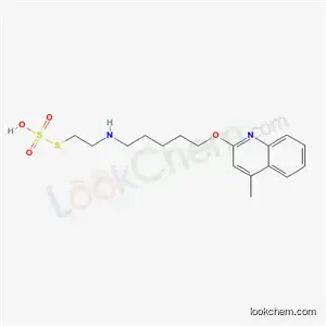 티오황산 수소 S-[2-[[5-[(4-메틸-2-퀴놀리닐)옥시]펜틸]아미노]에틸] ​​에스테르