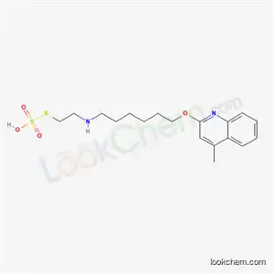 Molecular Structure of 41287-40-5 (2-[6-(4-Methyl-2-quinolyloxy)hexyl]aminoethanethiol sulfate)