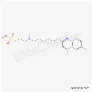 2- [5- (4,6- 디메틸 -2- 퀴 놀릴 옥시) 펜틸] 아미노 에탄 티올 설페이트