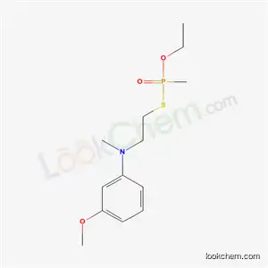 Molecular Structure of 41294-02-4 (O-ethyl S-{2-[(3-methoxyphenyl)(methyl)amino]ethyl} methylphosphonothioate)