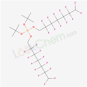 bis(2,2,3,3,4,4,5,5,6,6,7,7-dodecafluoroheptoxy)-ditert-butoxy-silane cas  381-08-8