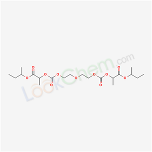 butan-2-yl 2-[2-[2-(1-butan-2-yloxycarbonylethoxycarbonyloxy)ethoxy]ethoxycarbonyloxy]propanoate cas  5401-64-9